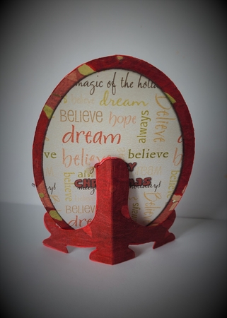 Springy Santa Plate Card with Pyramage by Beverly Johnston