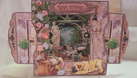 3D Room with a View - Secret Garden by Beverly Johnston