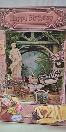 3D Room with a View - Secret Garden by Beverly Johnston