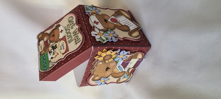 Get Well Soon Bears 3 Inch Box Mini Kit by Beverly Johnston