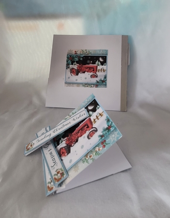 The Snow Covered Tractor by Beverly Johnston