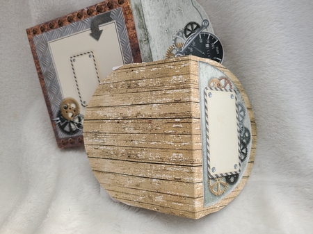 Petrol Head Pop-up Arch Card & Box Envelope by Beverly Johnston