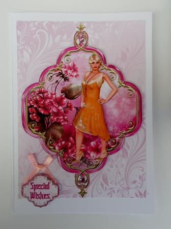 Roaring Twenties - Flapper Girl in the Pink Special Wishes by Beverly Smith