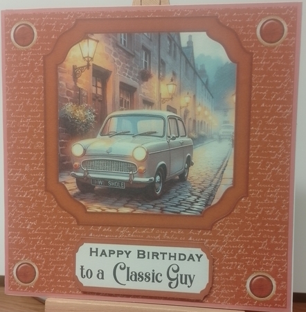 Retro car card front 2 by BILLYBOB M 