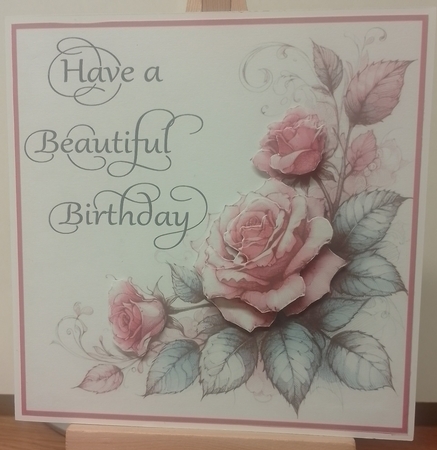 Purple Rose Beautiful Birthday by BILLYBOB M 
