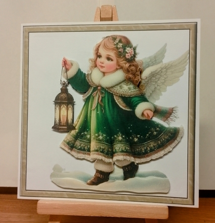 Sweet Angel With Lantern by BILLYBOB M 