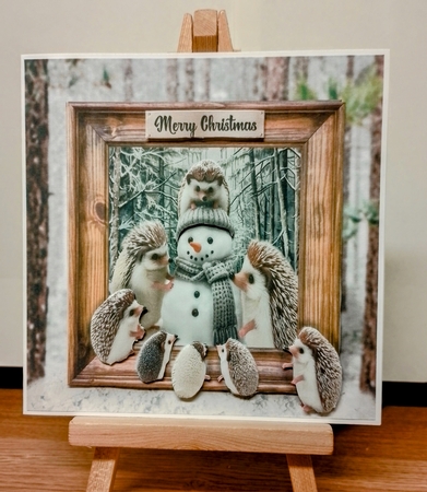 snowman and the hedgehogs by BILLYBOB M 