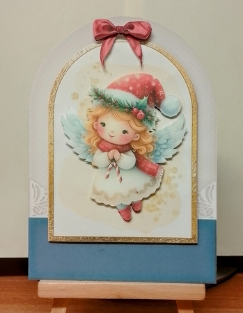 Cute Angels Cut and Fold Cards and Toppers-1 by BILLYBOB M 