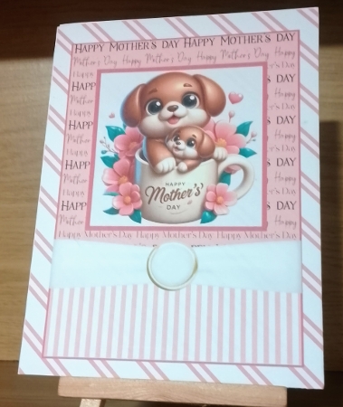 Happy Mothers Day Teacup Animals 1 Card Front 7x5 by BILLYBOB M 
