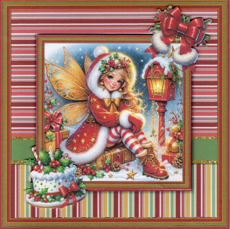 Festive Christmas Fairy - Mini Kit REQUEST 8x8 by BILLYBOB M 