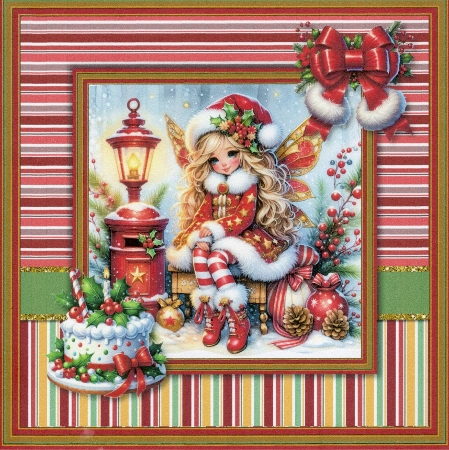 Festive Christmas Fairy - Mini Kit REQUEST 8x8 by BILLYBOB M 