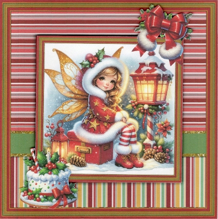 Festive Christmas Fairy - Mini Kit REQUEST 8x8 by BILLYBOB M 