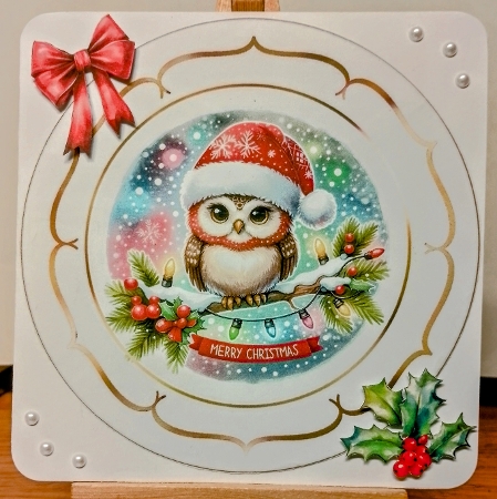 Christmas Plate With Stand Kit-6 by BILLYBOB M 