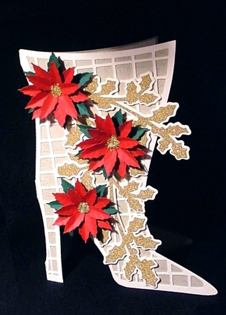 Christmas Boot Card by Bodil Lundahl