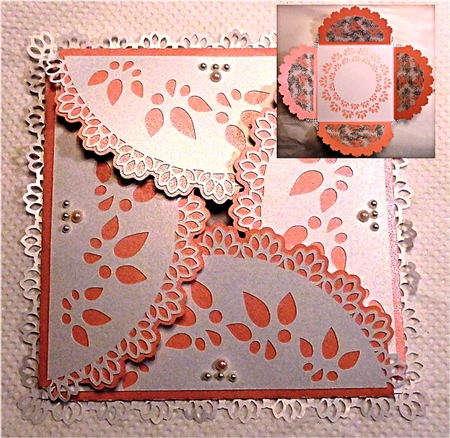 Fancy Nested Circular Fold Card by Bodil Lundahl