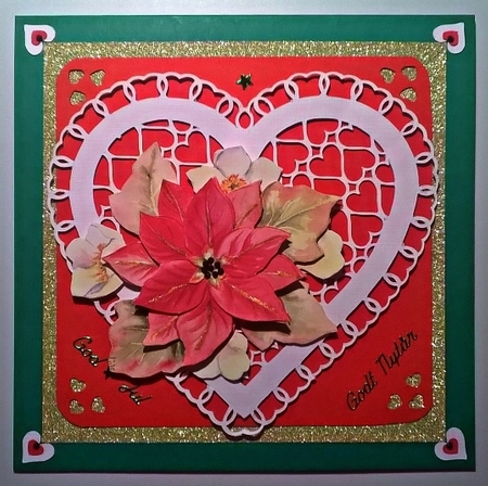 Lattice Heart Embellishments by Bodil Lundahl