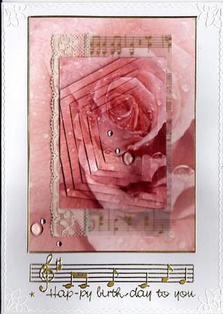 Rose Background 3 by Bodil Lundahl