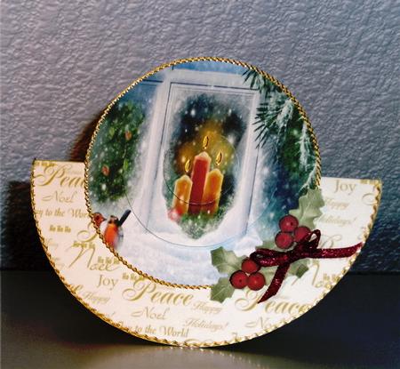 Christmas Window Wobble Card Sheet by Bodil Lundahl