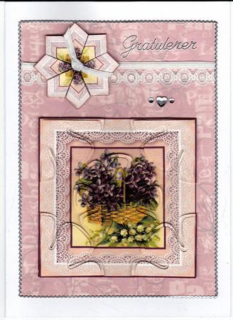 Lilac Flowers Petal Stacker by Bodil Lundahl