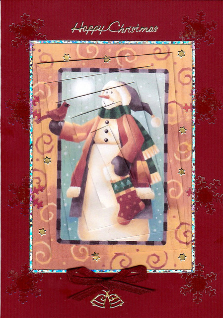 Happy Snowman Twisted by Bodil Lundahl