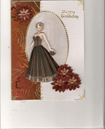 Elegant Lady in Brown by Bonnie Kelsey