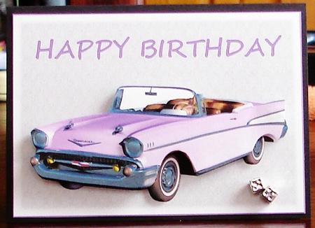 Pink Cadilac Decoupage Topper Featured Gallery Photo