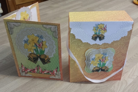 Daffodil Bouquet Envelo-bag by Brenda L Carmichael