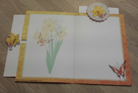 Daffodil Bouquet Envelo-bag by Brenda L Carmichael