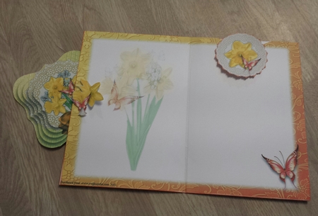 Daffodil Bouquet Envelo-bag by Brenda L Carmichael
