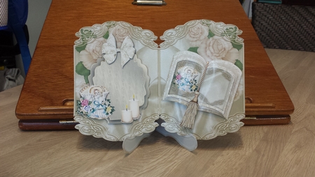 Vintage Baby Book Plate Card & Stand Mini Kit by Brenda L Carmichael