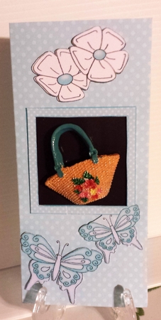 Add a Photo Fluttery Butterflies with Easy Fold Frame by Brenda L Carmichael