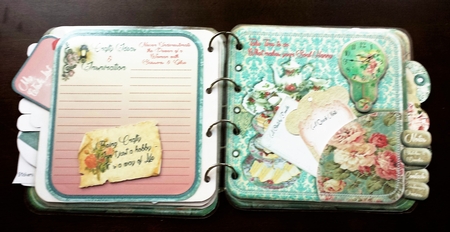 Grandmas Vintage Attic Ultimate Organiser/Journal Diary by Brenda L Carmichael