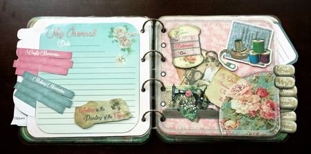 Grandmas Vintage Attic Ultimate Organiser/Journal Diary by Brenda L Carmichael
