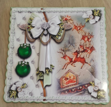 Christmas White 9 by Brenda L Carmichael