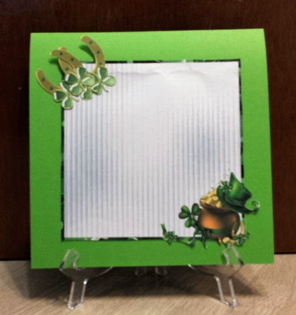 Matching insert for Pot of Gold design sheet. by Brenda L Carmichael