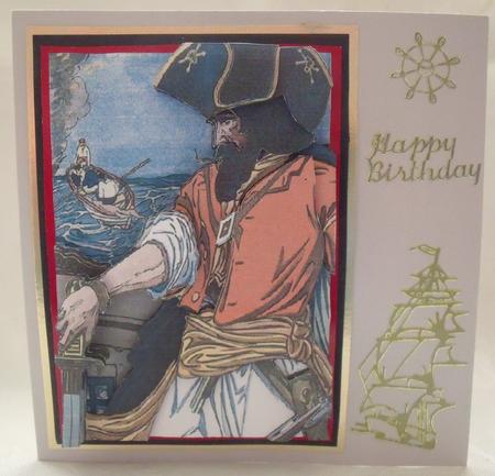Pirate Decoupage by Brenda Meade