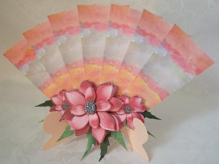 Sunset Shades Fan by Brenda Meade