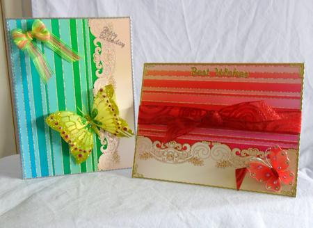 Glitter Stripe Rainbow Layered Backgrounds by Brenda Needham