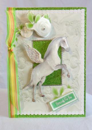 White Flying Horse by Brenda Needham