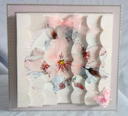 Posy and Pearls Scallop Edge Side Stacker by Brenda Needham