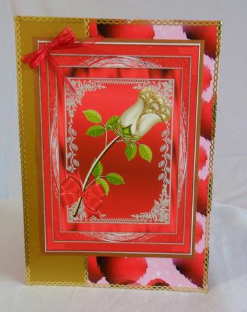 A Simple Rose in Red by Brenda Needham
