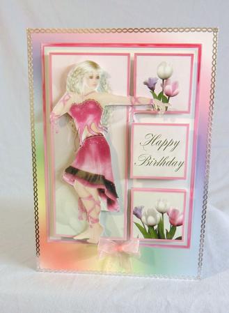 Flower Girl A4 by Brenda Needham