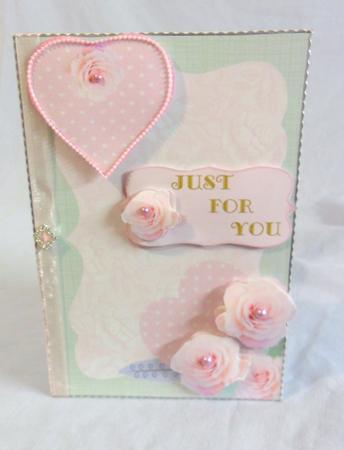 Just for You Pink Rose by Brenda Needham