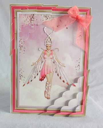 Framed Aphrodite Greek Goddess Deckle Edge Stacker by Brenda Needham