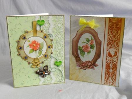 Vintage Framed Florals by Brenda Needham