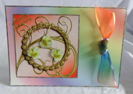 Floral Composition Topper / Card Front 7 by Brenda Needham