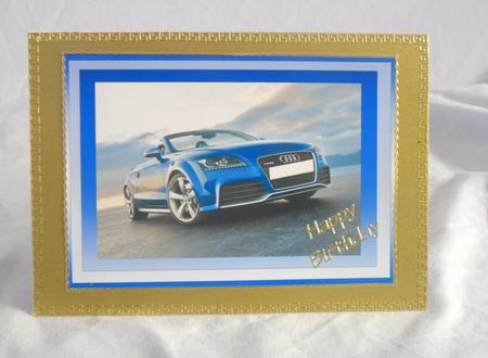 Audi Tt Sport A4 Sheet by Brenda Needham