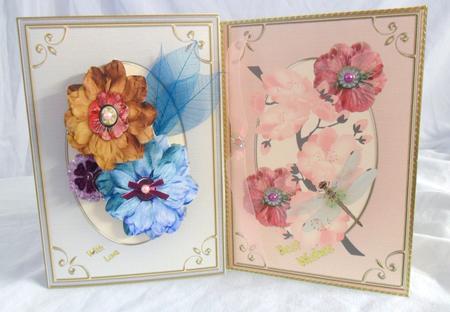 A5 'gold Metallic Frame' Card Fronts Kit by Brenda Needham