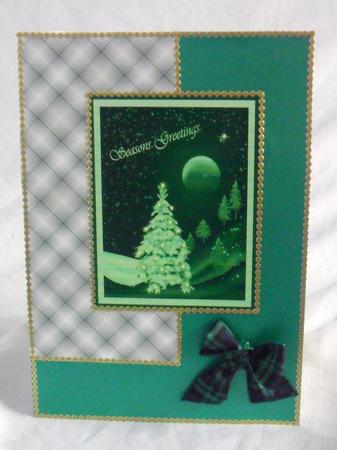 Well Plaid Christmas Paper 9 by Brenda Needham