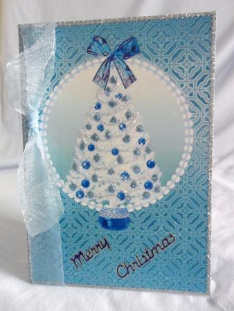 Dusky Teal Aztec Metallic A4 Backing Paper by Brenda Needham